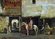 Arab or Arabic people and life. Orientalism oil paintings 607